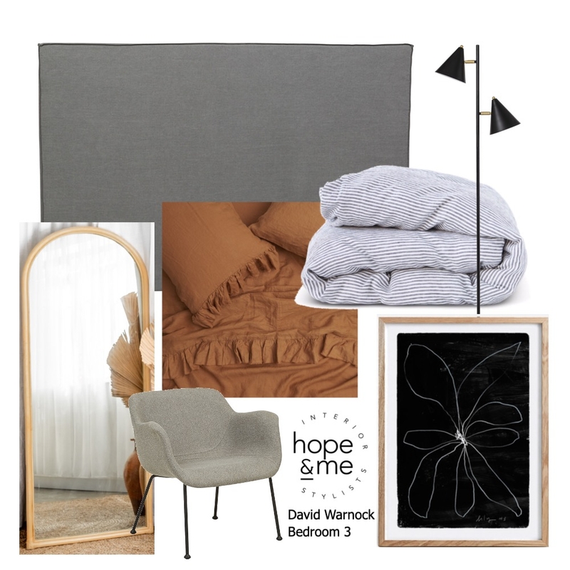 David Warnock - Bedroom 3 Mood Board by Hope & Me Interiors on Style Sourcebook