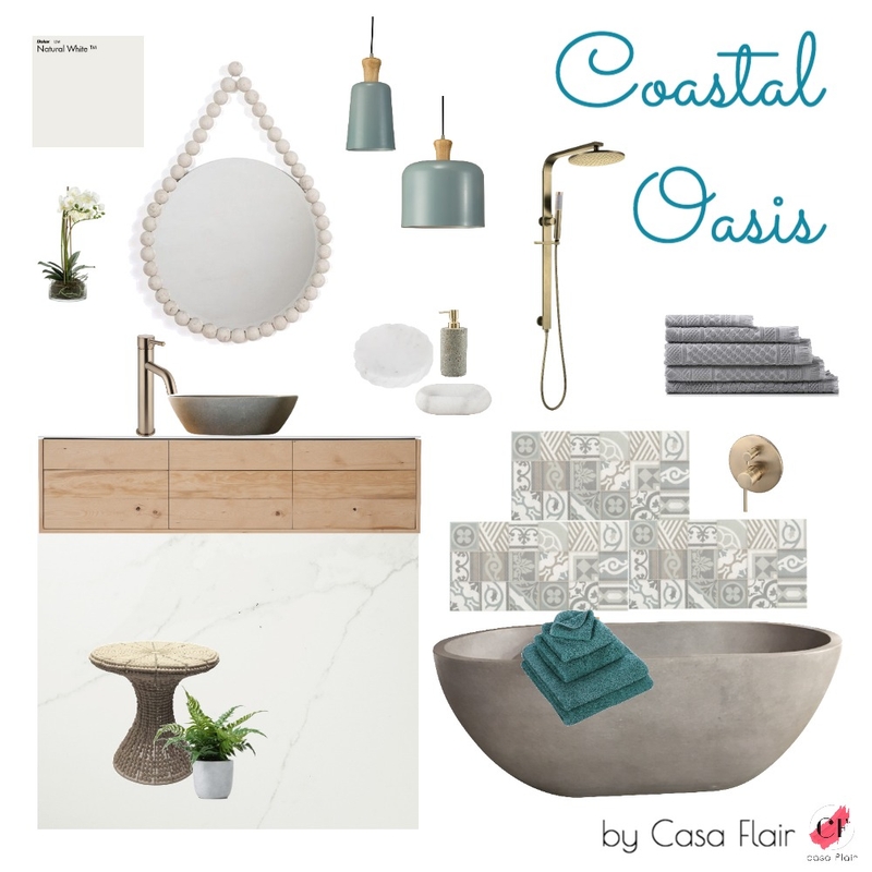 Coastal Oasis Mood Board by Casa Flair Interiors on Style Sourcebook