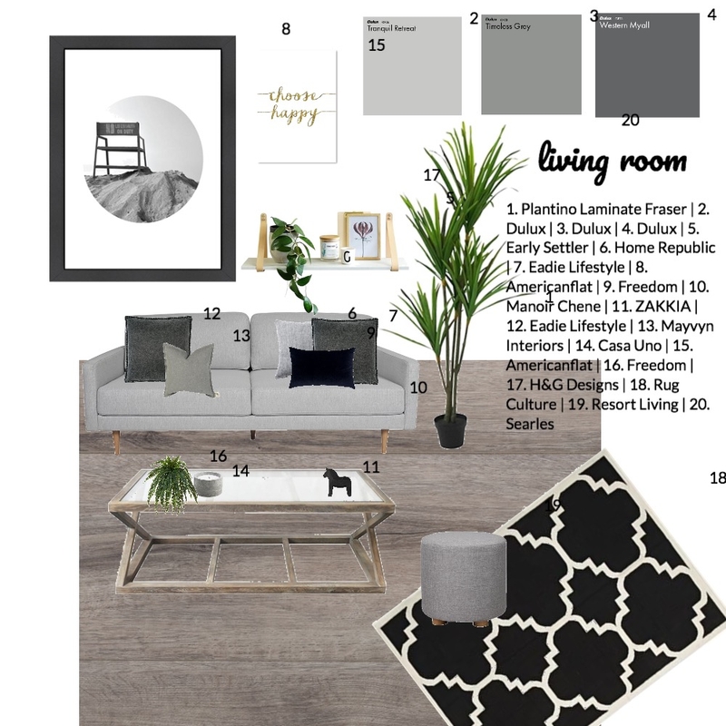 living room Mood Board by amberbothamley on Style Sourcebook