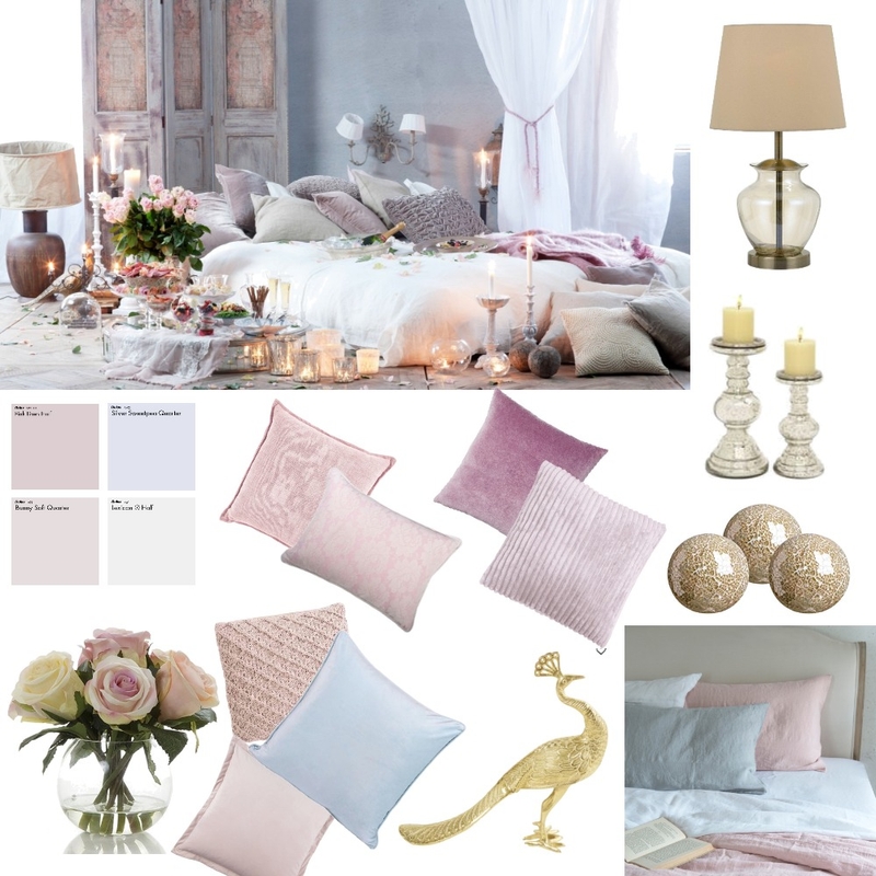 Shabby Chic Pastel Bedroom Mood Board by CharlieBe on Style Sourcebook