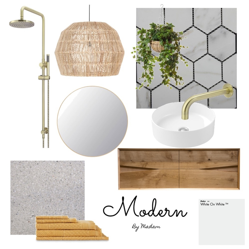 Modern Bathroom Mood Board by Madam on Style Sourcebook