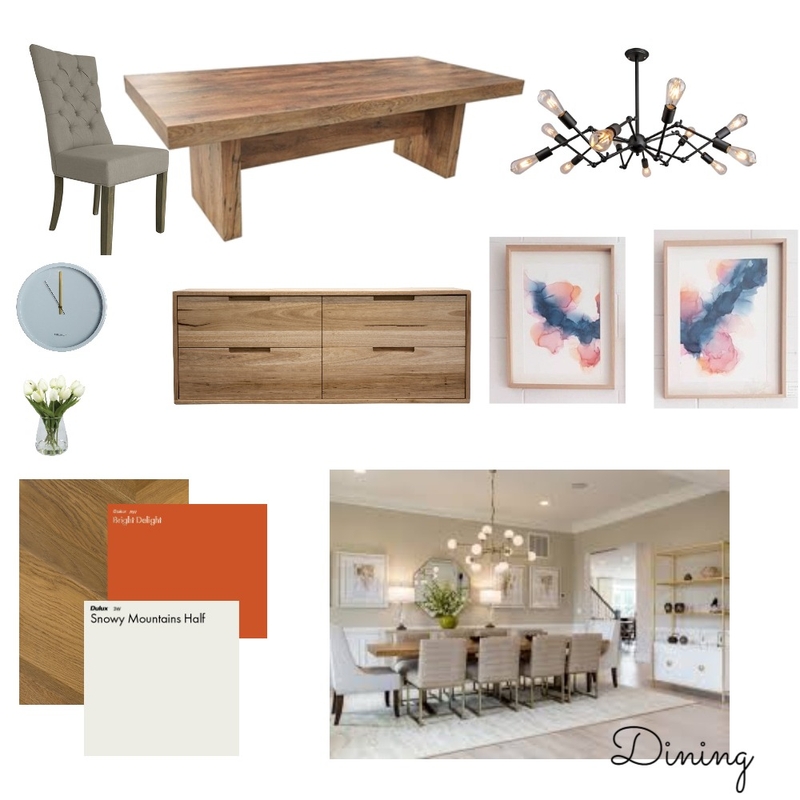 Module 9 Dining Mood Board by emmacomley on Style Sourcebook