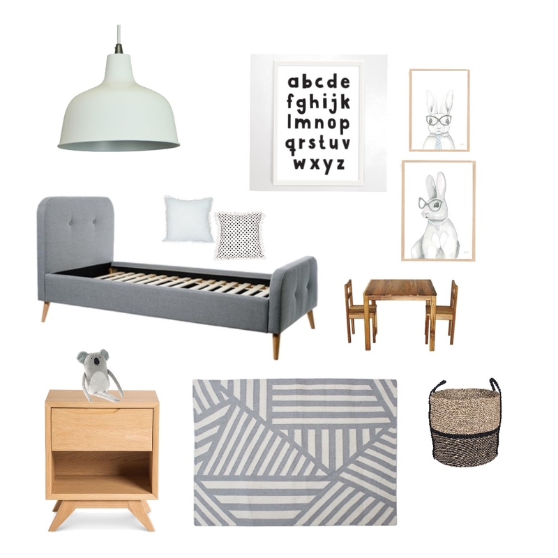 Oscars bedroom Mood Board by Shell on Style Sourcebook