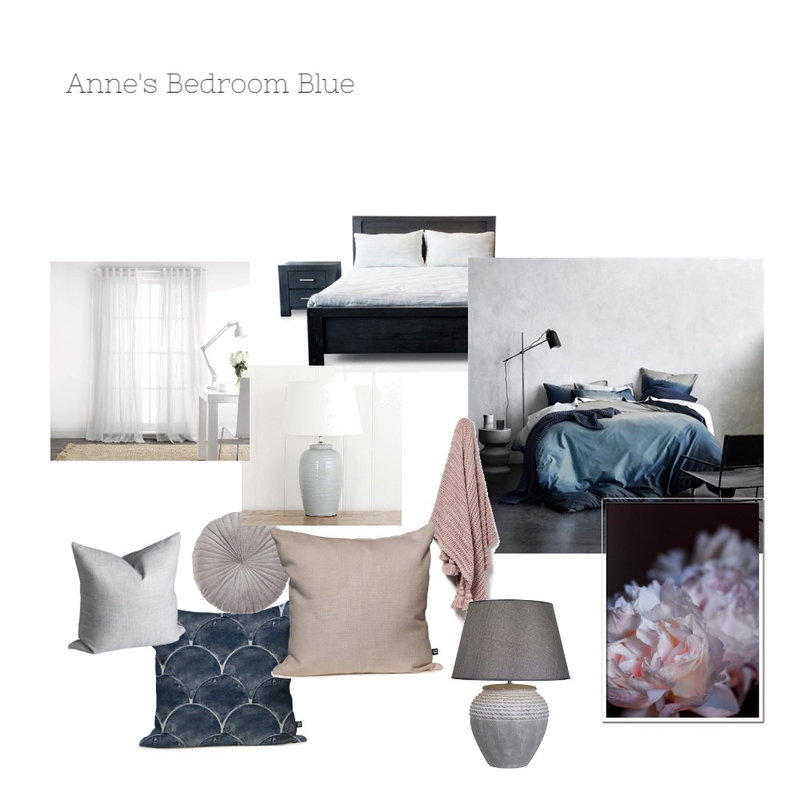 Anne Bedroom Idea Blue Mood Board by Simply Styled on Style Sourcebook