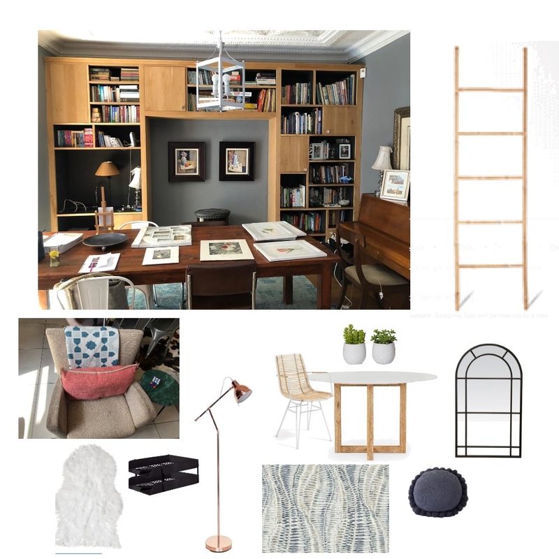 coral study room Mood Board by Alinane1 on Style Sourcebook