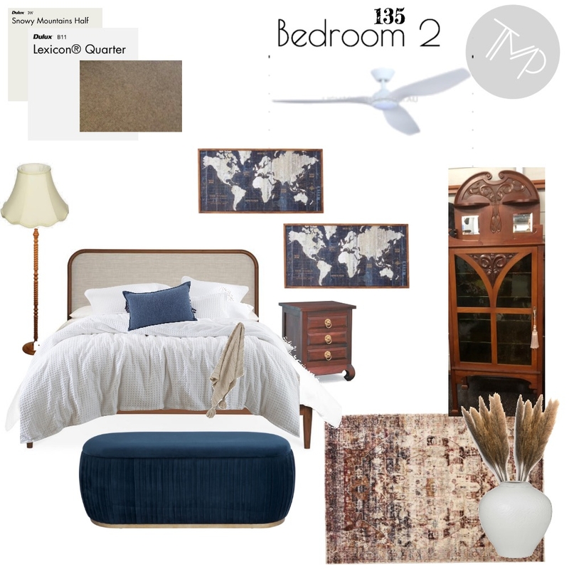 135 Bedroom 2 Mood Board by Emily Mills on Style Sourcebook