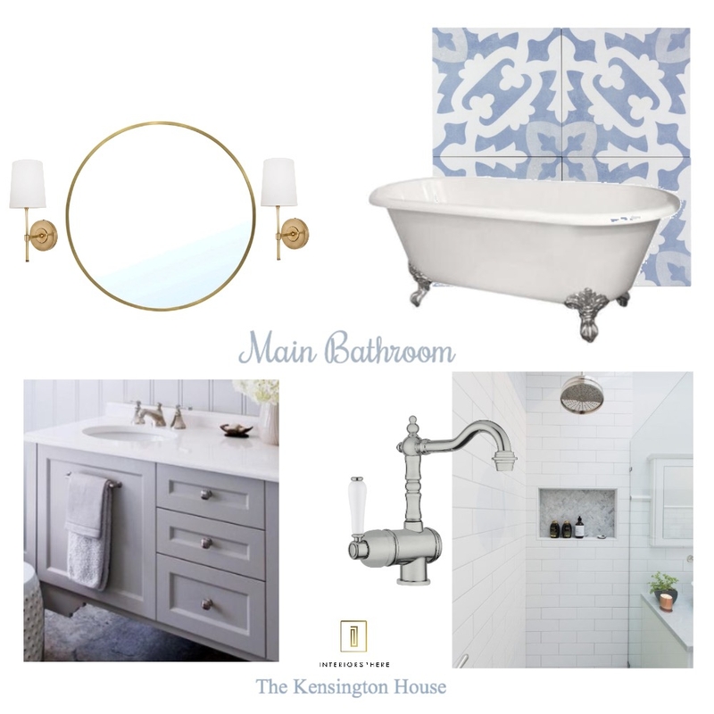 The Kensington House- Main Bathroom Mood Board by jvissaritis on Style Sourcebook
