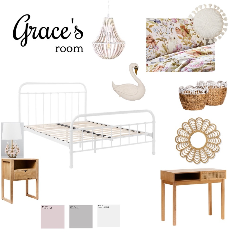 Grace's room Mood Board by Olguin Design on Style Sourcebook