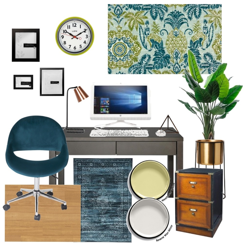The Study Mood Board by MLClark on Style Sourcebook