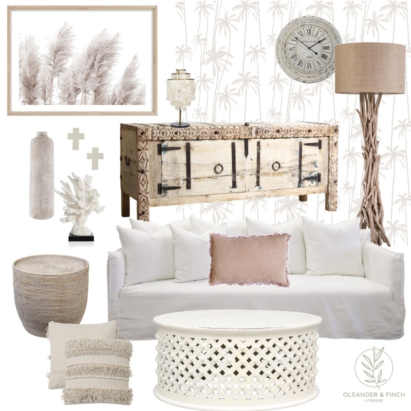White palms Mood Board by Oleander & Finch Interiors on Style Sourcebook
