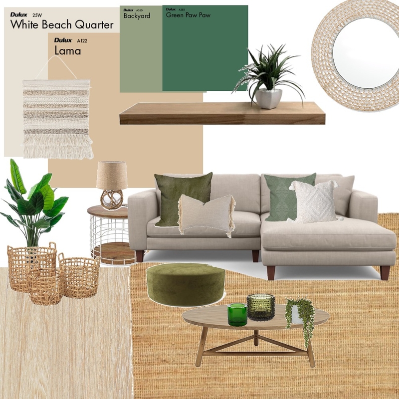 Neutral + Greens Mood Board by Nicole_Peters_Style on Style Sourcebook