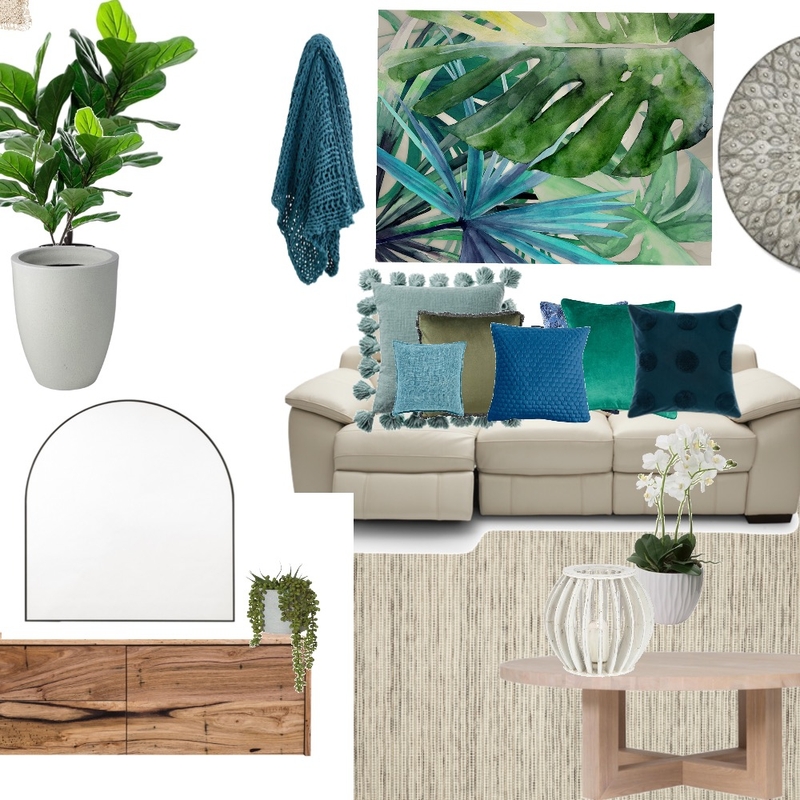 Green &amp; Blues Mood Board by Lynny on Style Sourcebook