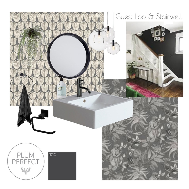 Trematon - Mood Board - Guest Toilet &amp; Stairwell Mood Board by plumperfectinteriors on Style Sourcebook