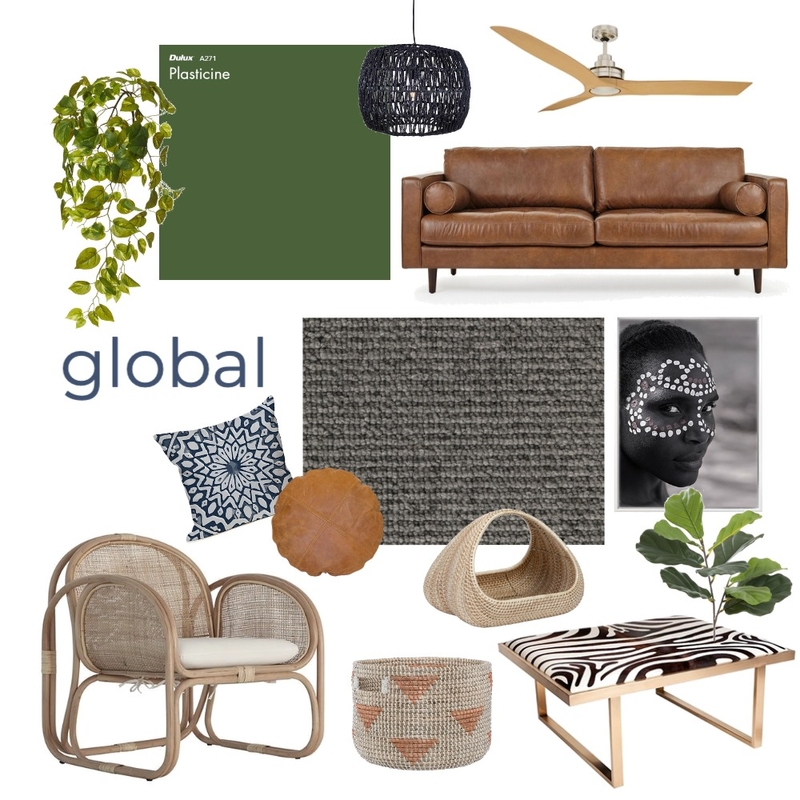 Global Living Room Mood Board by Choices Flooring on Style Sourcebook