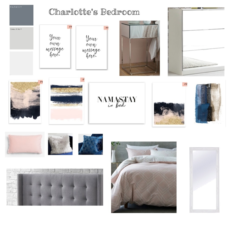 Charlotte's Bedroom Mood Board by beckylevers on Style Sourcebook