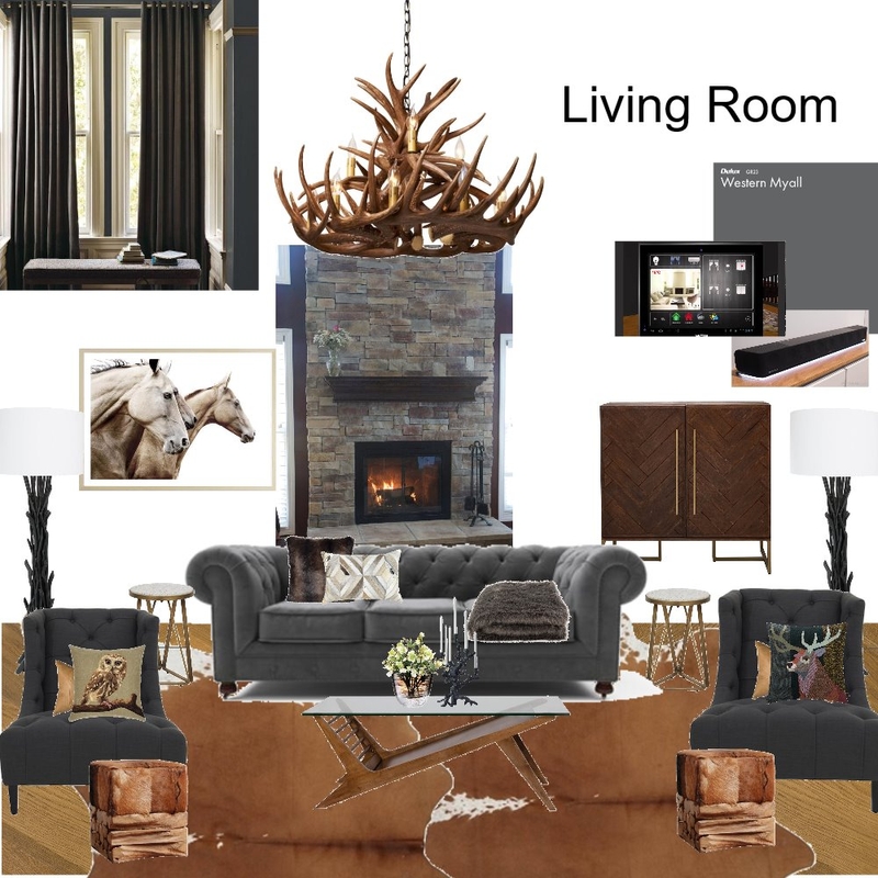 Refurb ski lodge living room #2 Mood Board by Elements Aligned Interior Design on Style Sourcebook
