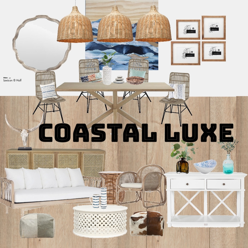 coastal luxe living Mood Board by Julietwassell on Style Sourcebook