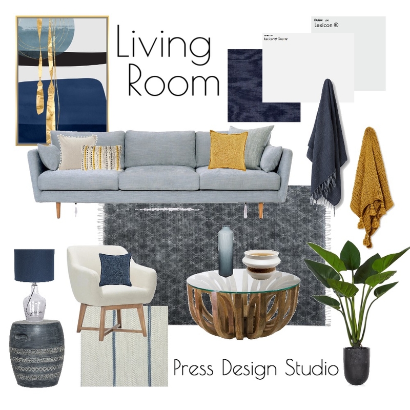 Living Room Mood Board by RPressDesign on Style Sourcebook