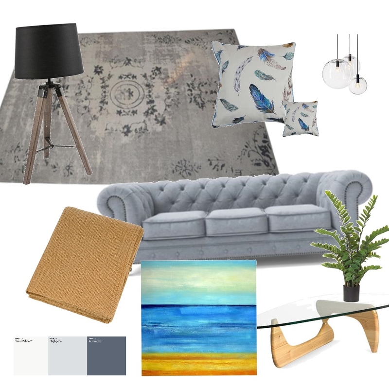 Mono living room Mood Board by debth on Style Sourcebook
