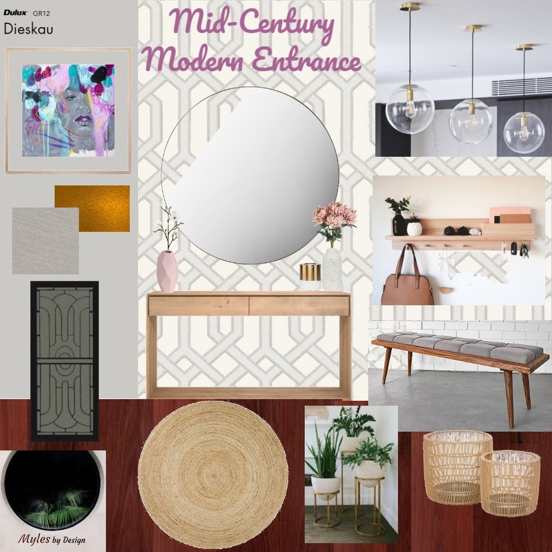 Helen Scott-Farris : Entrance &amp; Hallway Mood Board by Myles By Design on Style Sourcebook