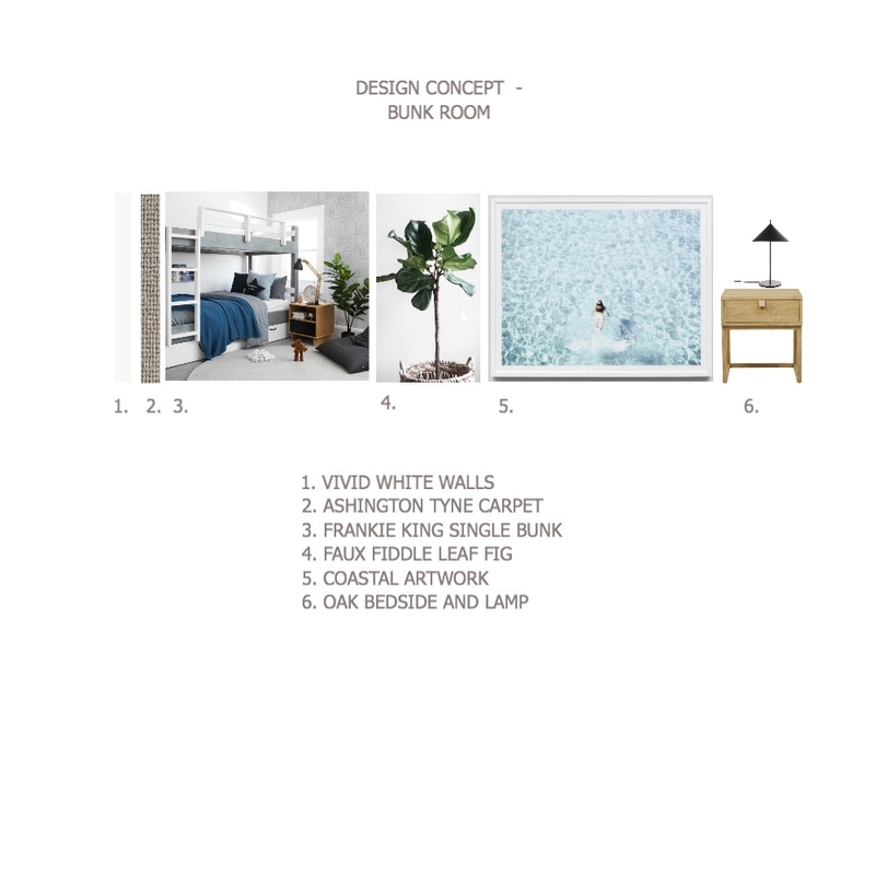 Bunkroom Mood Board by Emerald Pear  on Style Sourcebook