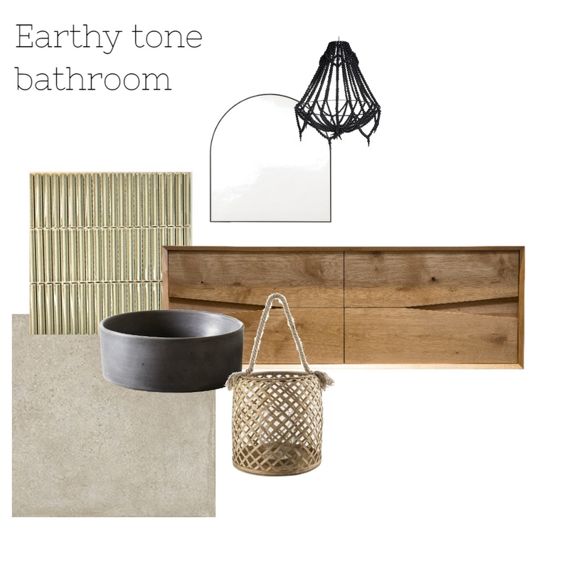 Earthy tone bathroom Mood Board by jayda.drummond on Style Sourcebook