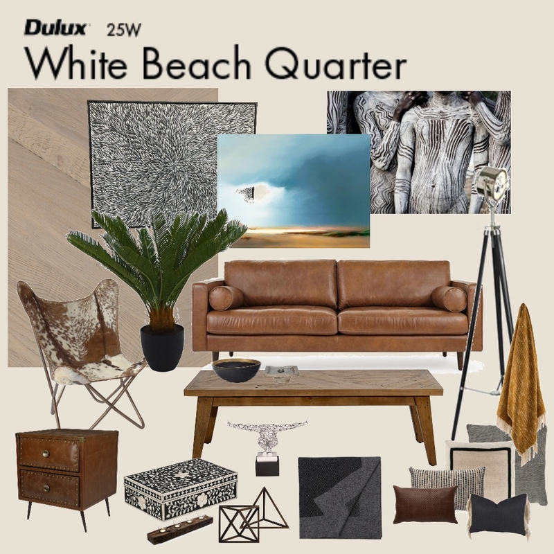 Bachelor Pad Living Mood Board by Jo Laidlow on Style Sourcebook