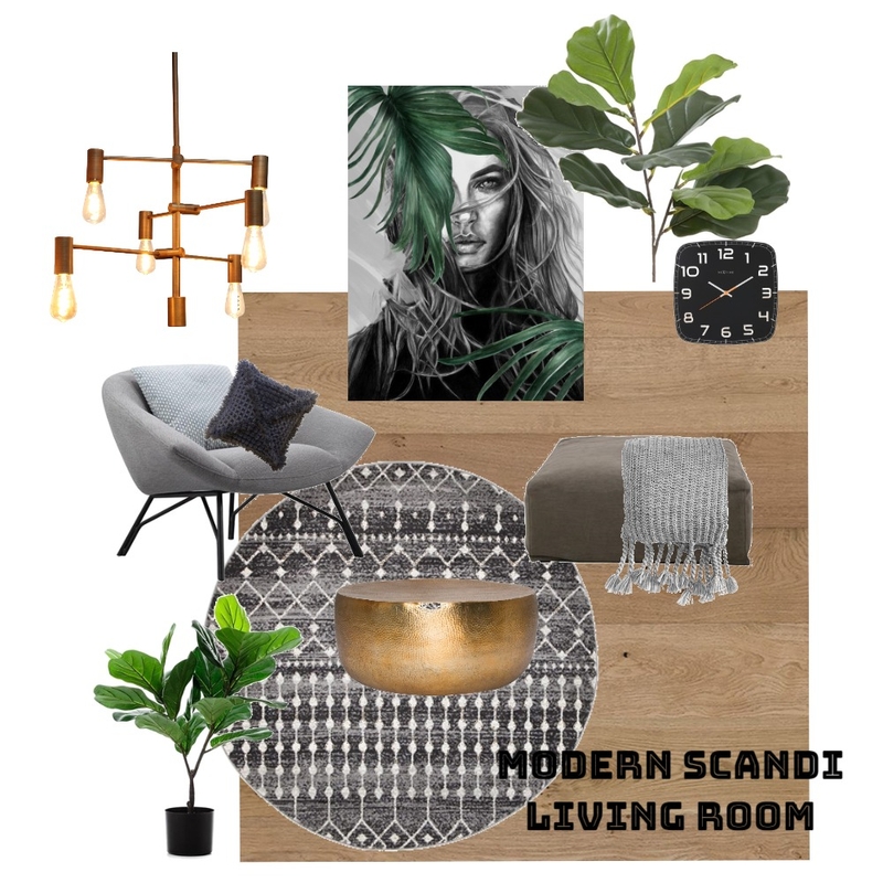 modern scandi living room Mood Board by The Eye Interiors on Style Sourcebook