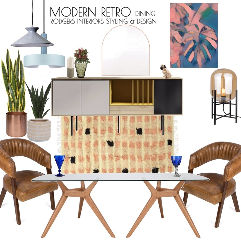 Modern Retro Mood Board by Rodgers Interiors Styling & Design on Style Sourcebook