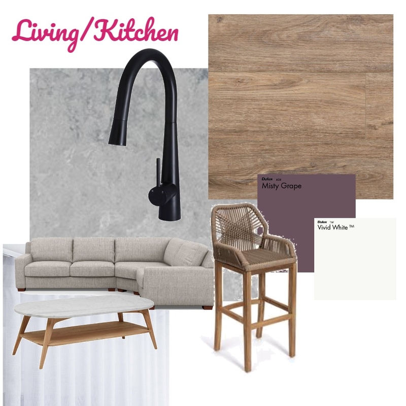 Living/Kitchen update Mood Board by kategolder on Style Sourcebook