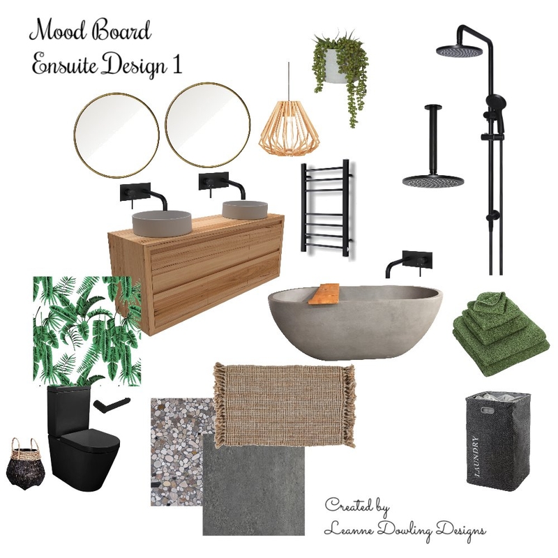 master ensuite design 2 Mood Board by leannedowling on Style Sourcebook