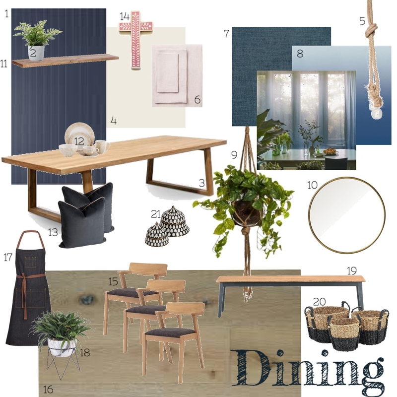 Ass 9 Dinning Room Mood Board by Urban Habitat on Style Sourcebook