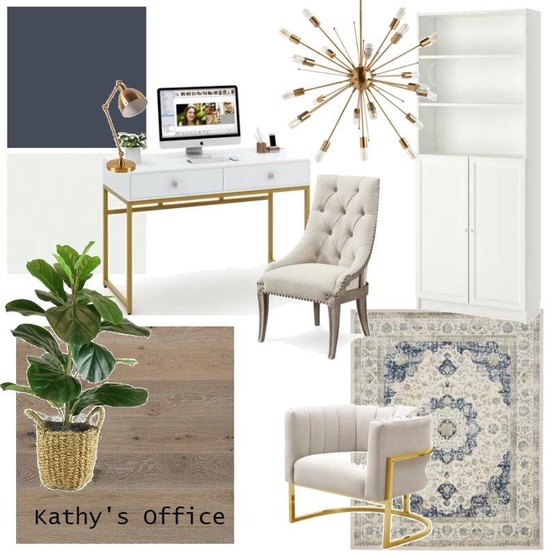 Kathy's Office Mood Board by JustinaB on Style Sourcebook