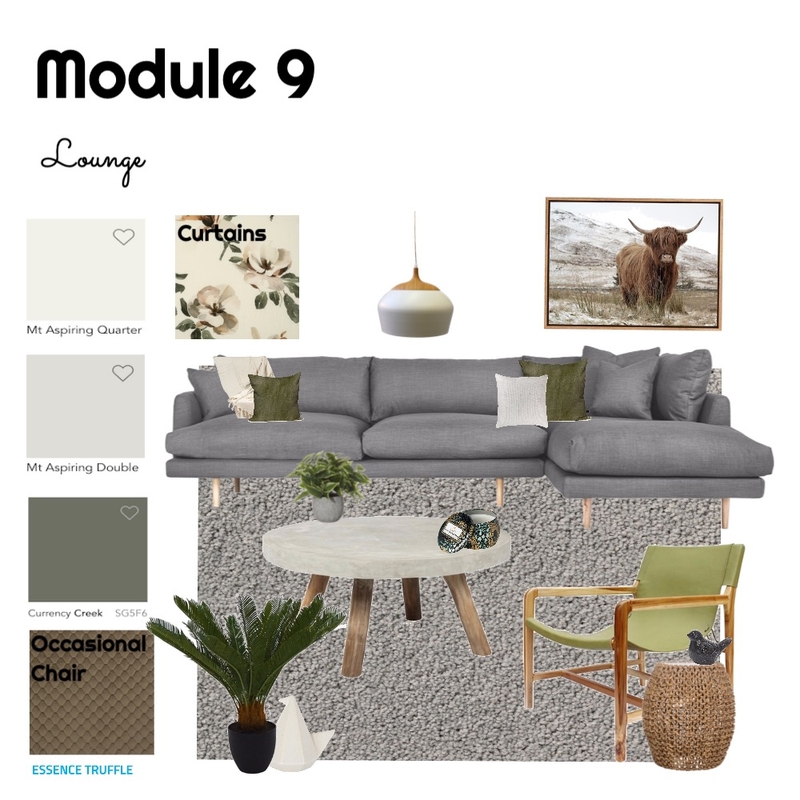 Module 9 Lounge Mood Board by Megs on Style Sourcebook