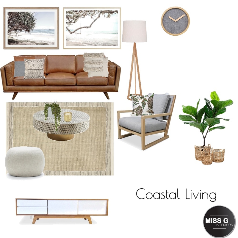 Neutral Coastal Living Mood Board by MISS G Interiors on Style Sourcebook