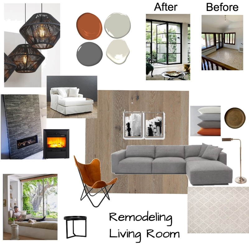 Remodeling living room Mood Board by Nira on Style Sourcebook