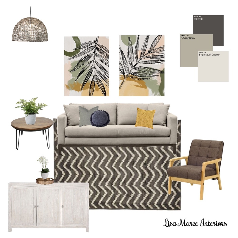 Living Room Mood Board by Lisa Maree Interiors on Style Sourcebook
