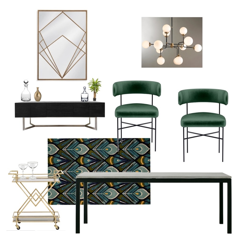 Art Deco Dining Mood Board by PaigeMulcahy16 on Style Sourcebook