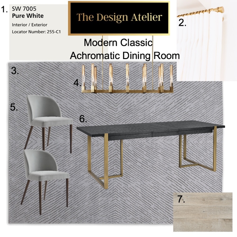 Modern Classic Mood Board by The Design Atelier on Style Sourcebook