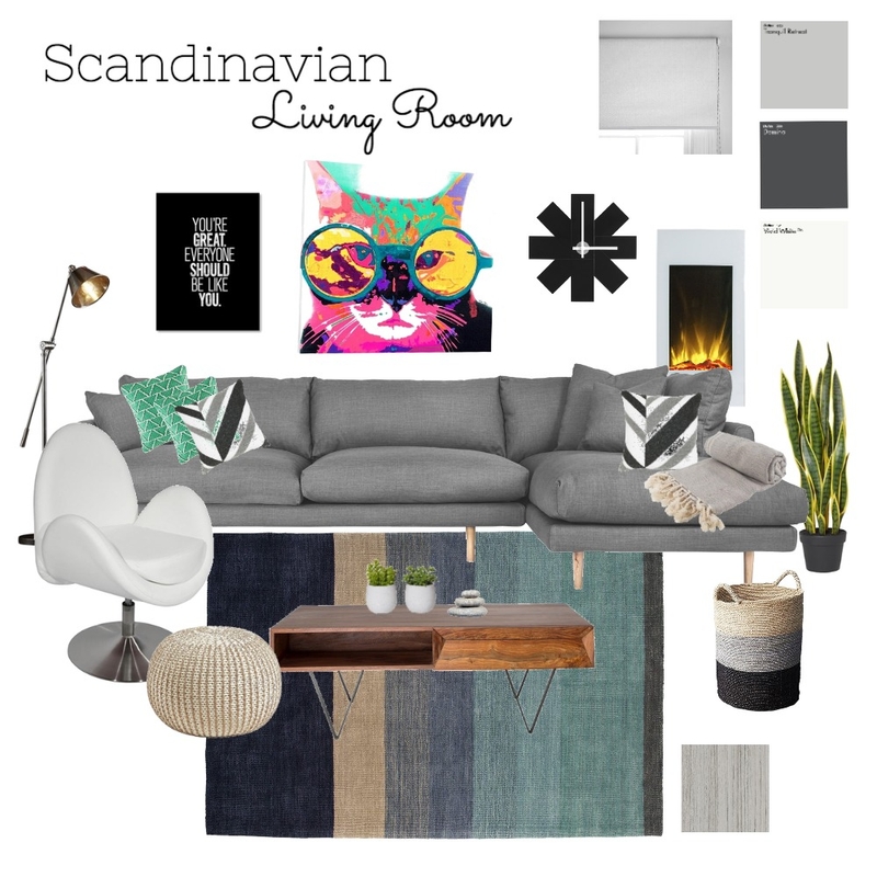 Scandinavian living room Mood Board by patriclarke on Style Sourcebook