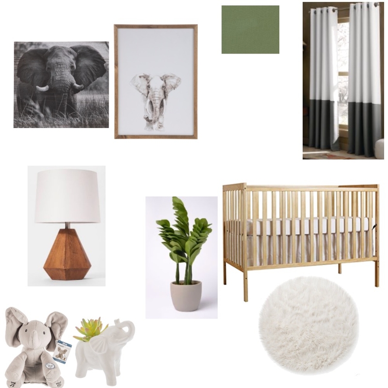 Elephant baby room Mood Board by Sara_Drouhard on Style Sourcebook