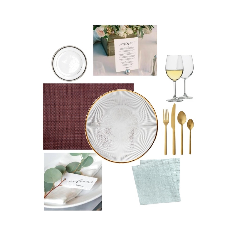 Table Setting Mood Board by adrienne_dxb on Style Sourcebook