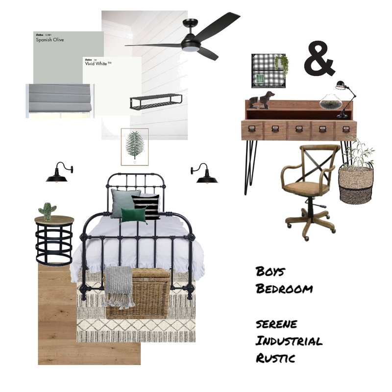 Boys Bedroom Mood Board by Studio 33 on Style Sourcebook