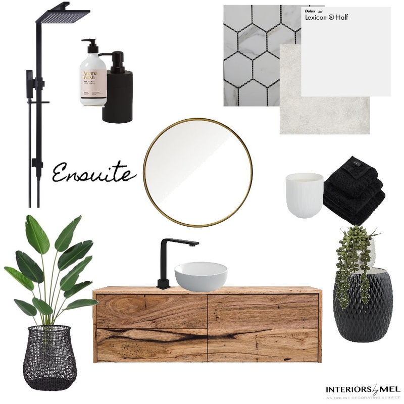 ensuite Mood Board by interiorsbymell on Style Sourcebook