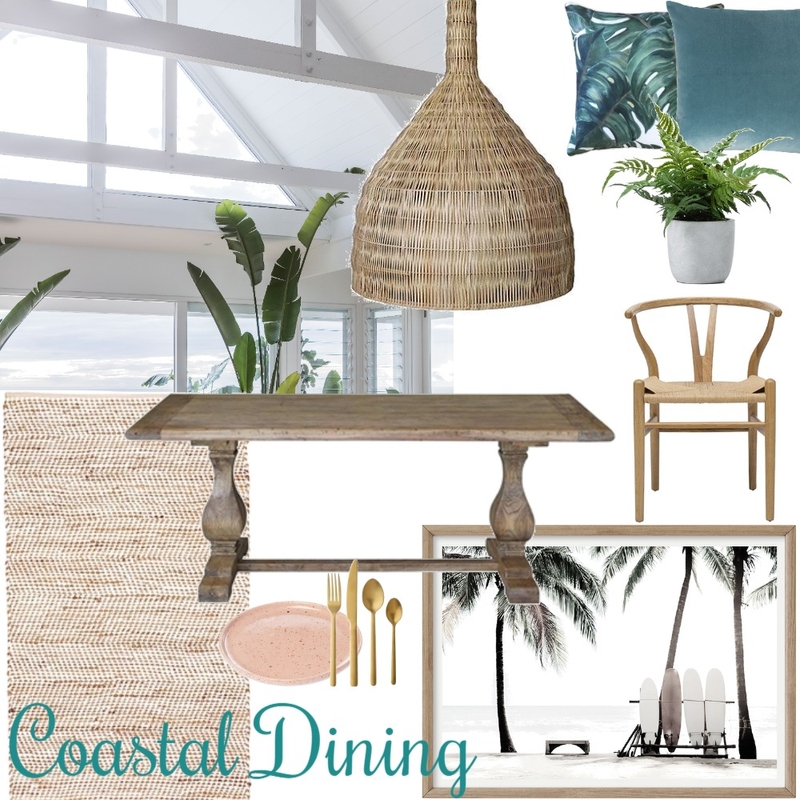 Coastal Dining Mood Board by Hart on Southlake on Style Sourcebook