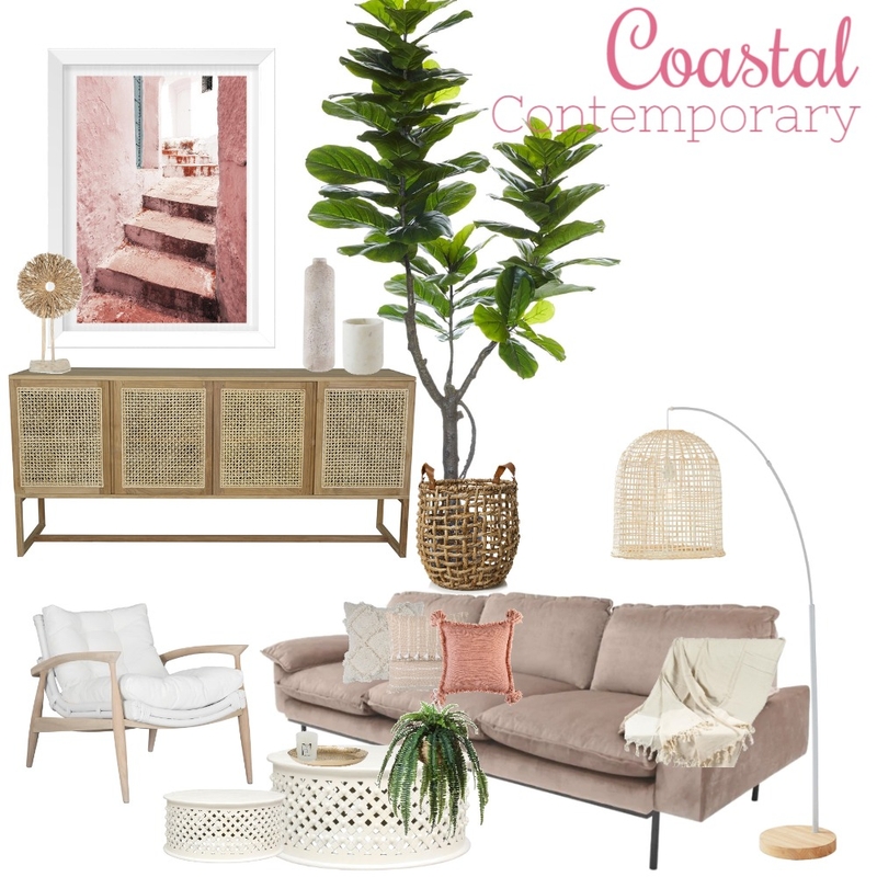 Coastal Contemporary Mood Board by Hart on Southlake on Style Sourcebook