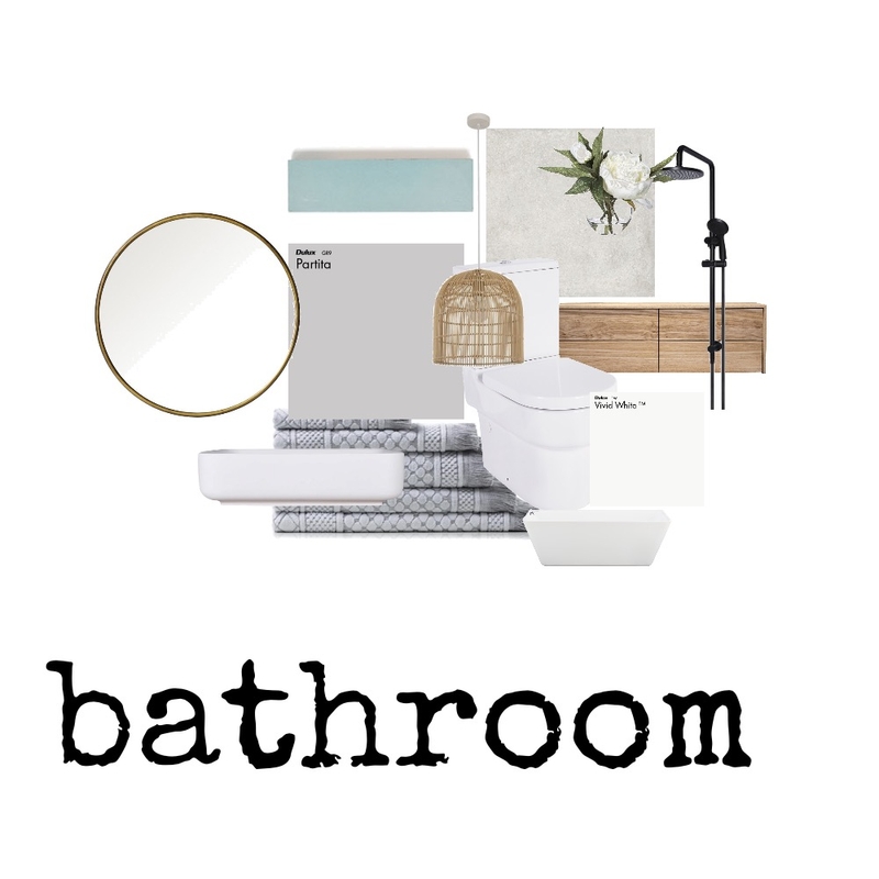Coastal Hamptons Bathroom Mood Board by StyleChic on Style Sourcebook