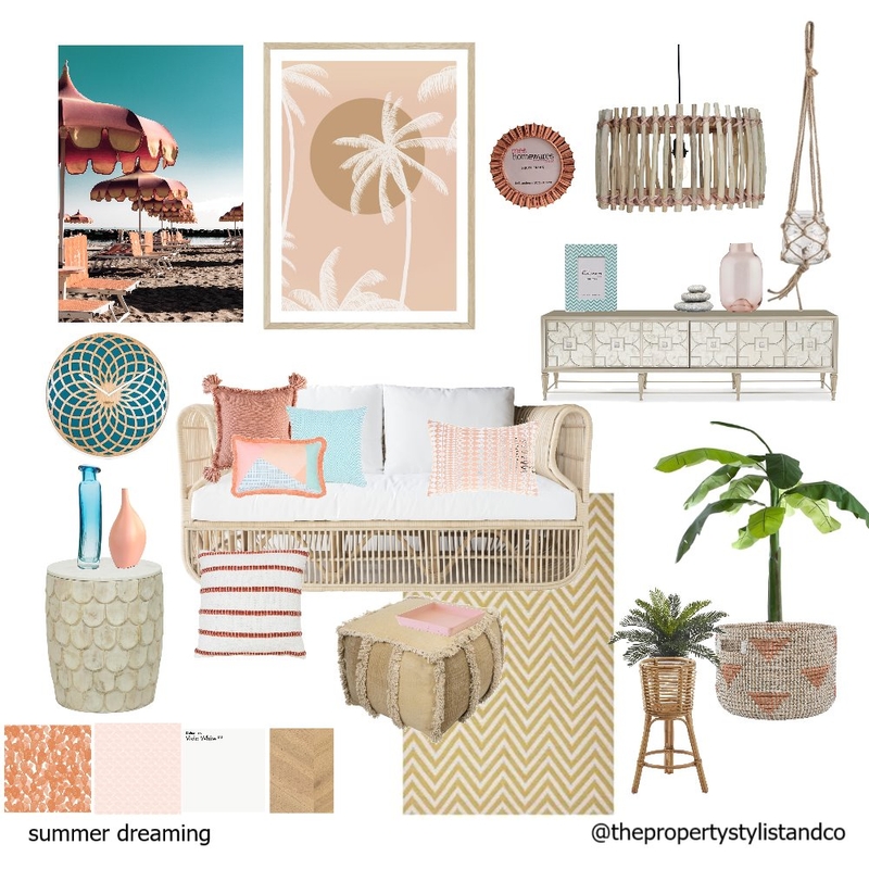 summer dreaming Mood Board by The Property Stylists & Co on Style Sourcebook