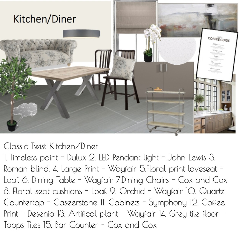 Kitchen Diner Mood Board by Daniellerobo on Style Sourcebook