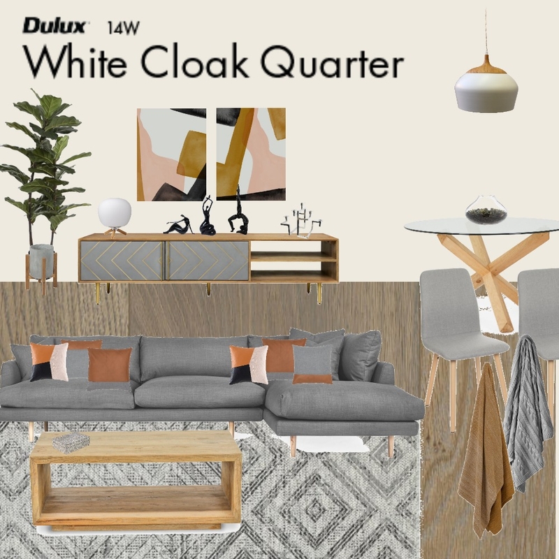 Mid Century Living in Grey Mood Board by Jo Laidlow on Style Sourcebook